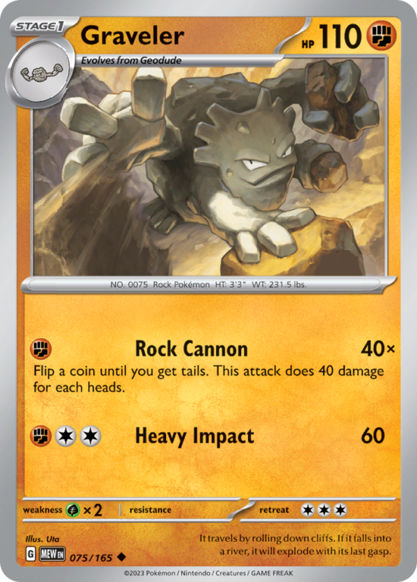 75/165 Graveler Uncommon 151