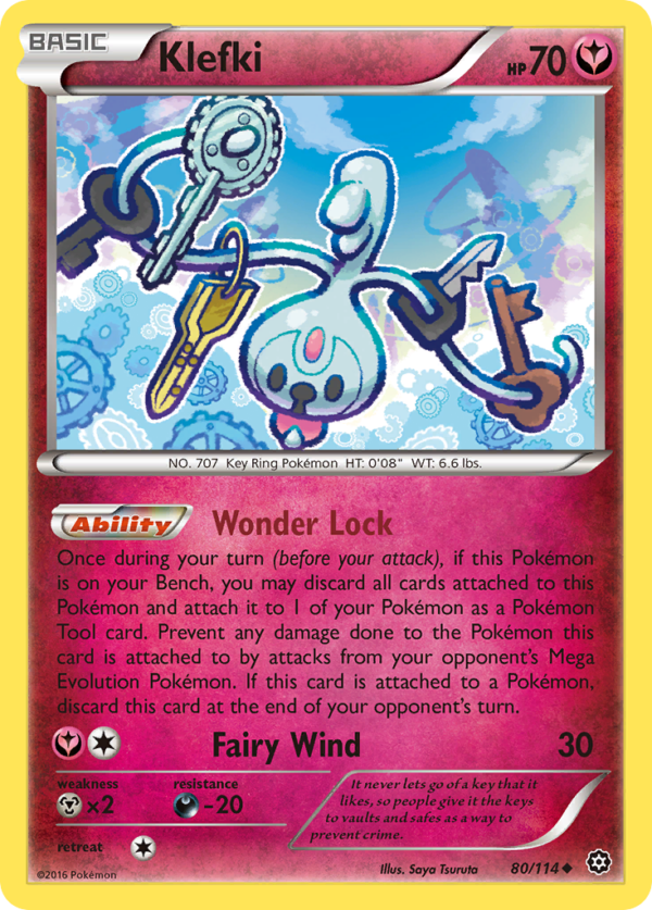 80/114 Klefki Uncommon Steam Siege