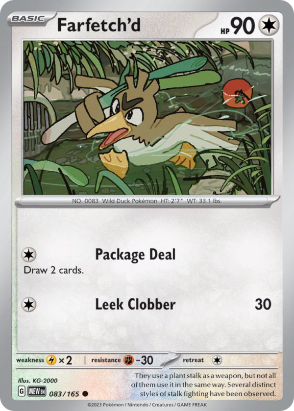 83/165 Farfetch'd Common 151
