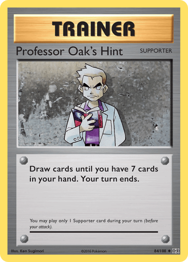 84/108 Professor Oak's Hint Uncommon Evolutions