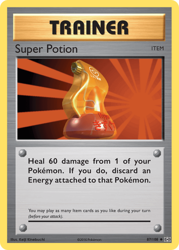 87/108 Super Potion Uncommon Evolutions