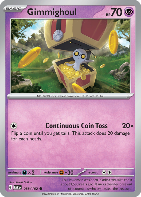 88/182 Gimmighoul Common Paradox Rift