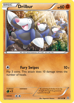 89/160 Drilbur Common Primal Clash