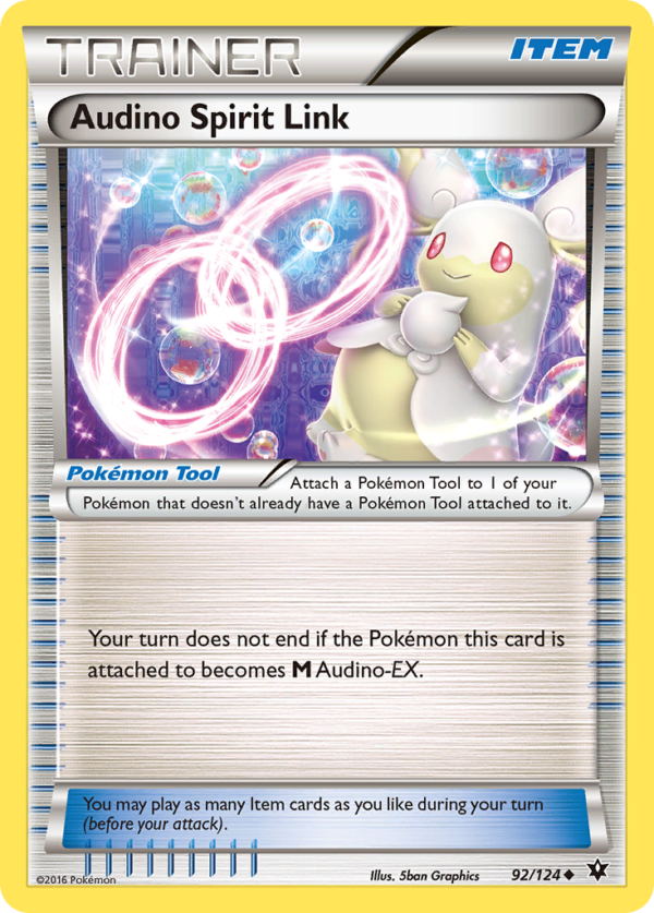 92/124 Audino Spirit Link Uncommon Fates Collide
