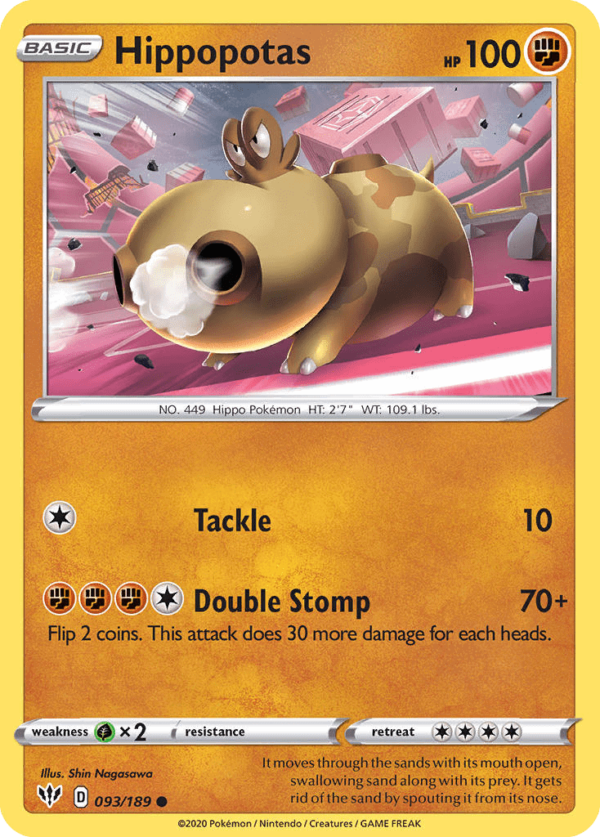 93/189 Hippopotas Common Darkness Ablaze