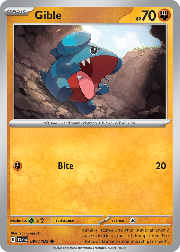 94/182 Gible Common Paradox Rift