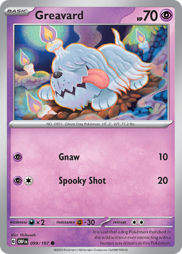 99/197 Greavard Common Obsidian Flames