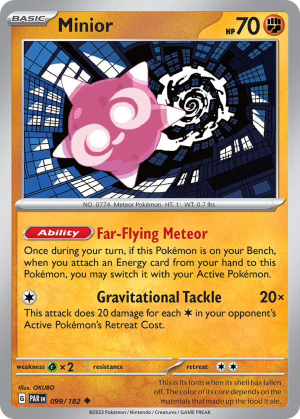 99/182 Minior Uncommon Paradox Rift