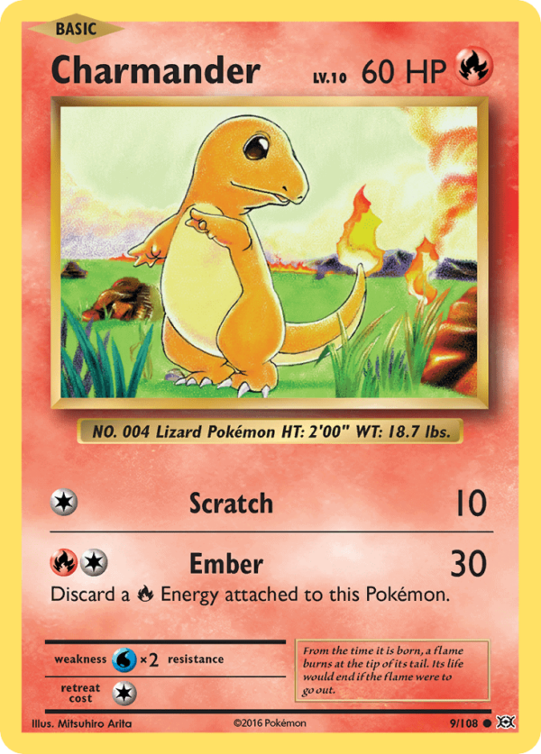9/108 Charmander Common Evolutions