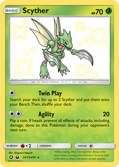SV1/94 Scyther Rare Shiny Shiny Vault