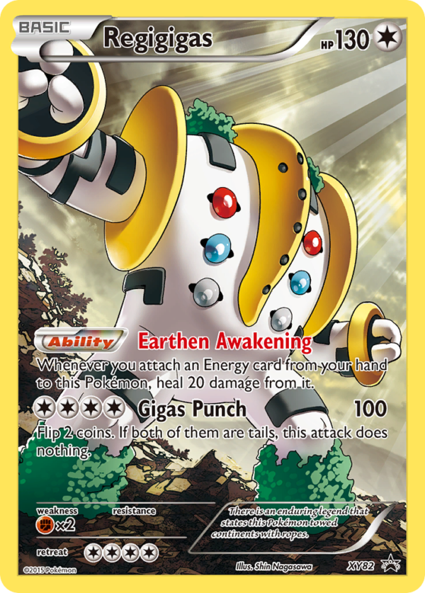 XY82/211 Regigigas Promo XY Black Star Promos
