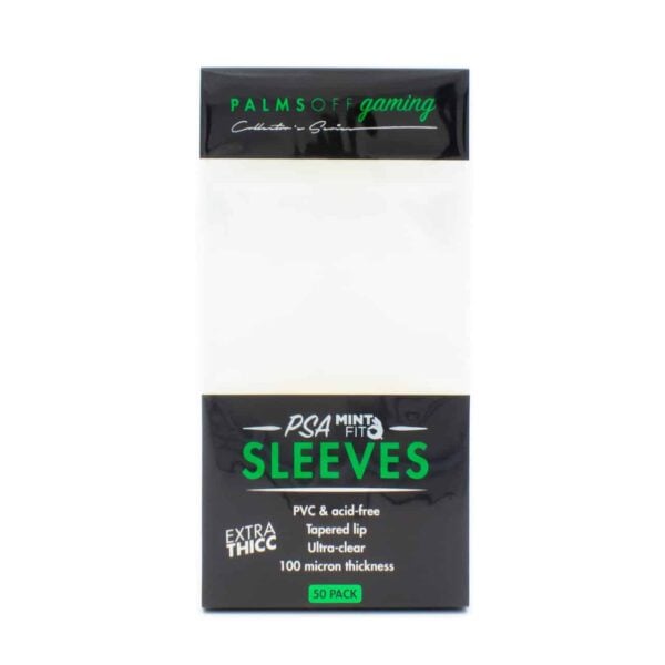 PSA Mint-Fit Sleeves - EXTRA THICC 50pc - Palms Off Gaming