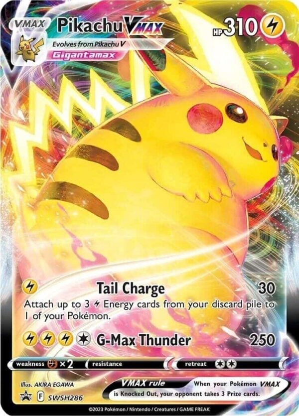 SWSH286/310 Pikachu VMAX SWSH Black Star Promos