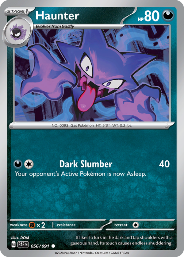 56/91 Haunter Common Paldean Fates