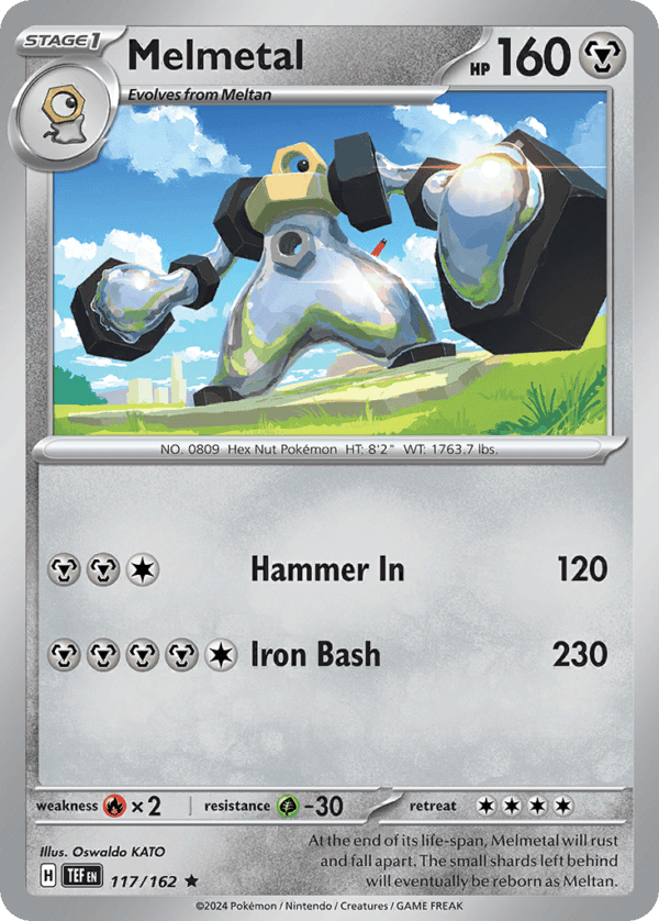 117/162 Melmetal Rare Temporal Forces