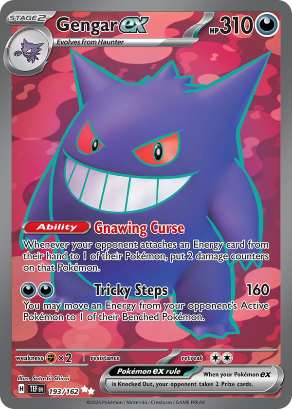 193/162 Gengar ex Ultra Rare Temporal Forces