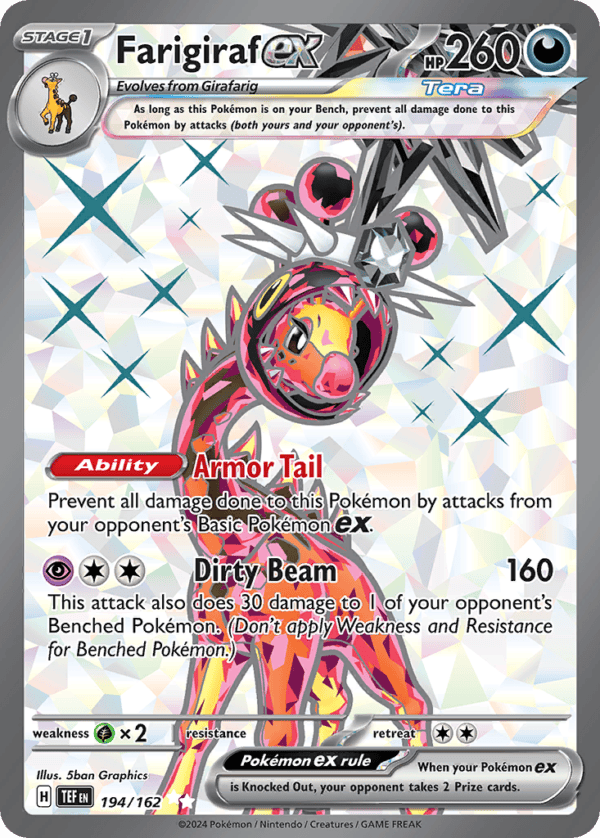 194/162 Farigiraf ex Ultra Rare Temporal Forces