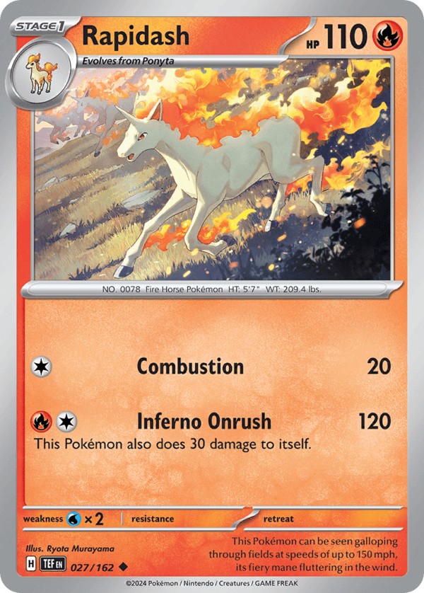 27/162 Rapidash Uncommon Temporal Forces