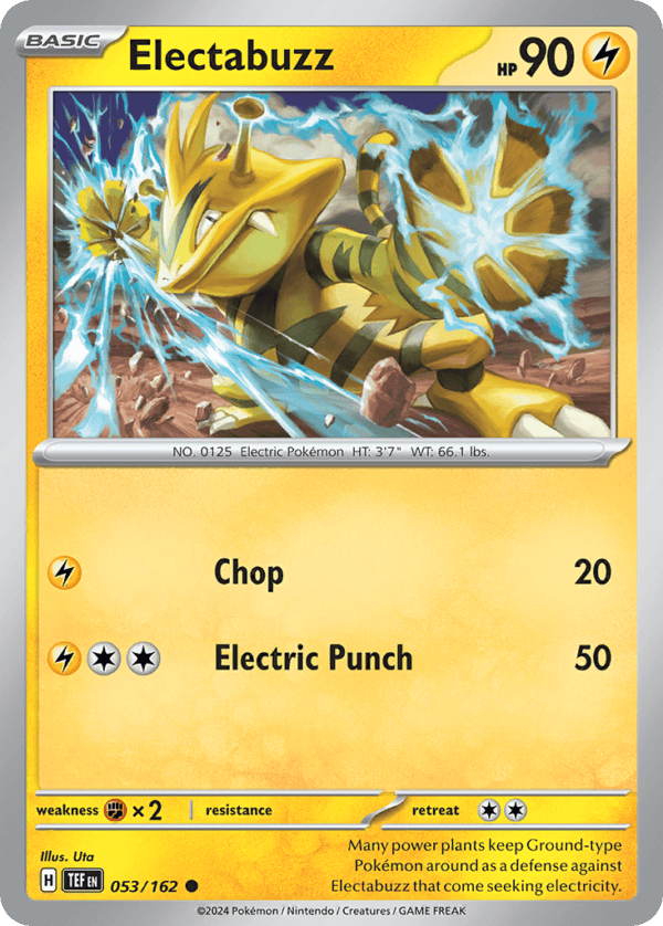 53/162 Electabuzz Common Temporal Forces