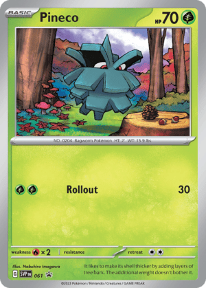 61/102 Pineco Promo Scarlet & Violet Black Star Promos