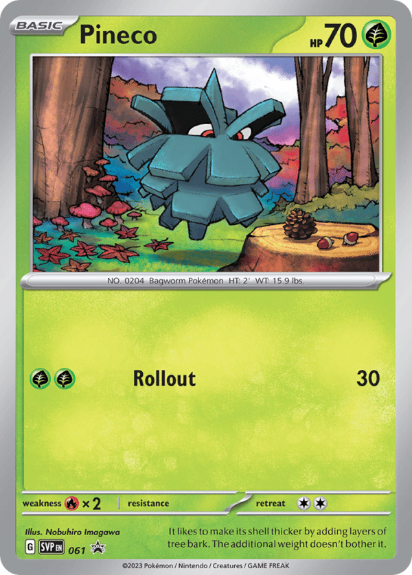61/102 Pineco Promo Scarlet & Violet Black Star Promos