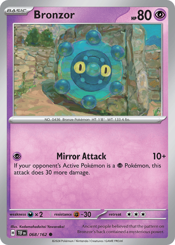 68/162 Bronzor Common Temporal Forces