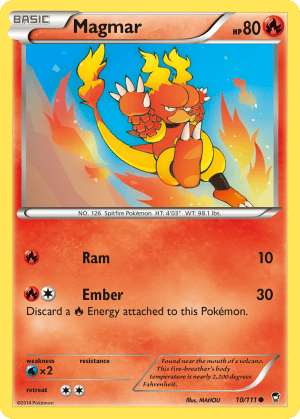 10/111 Magmar Common Furious Fists