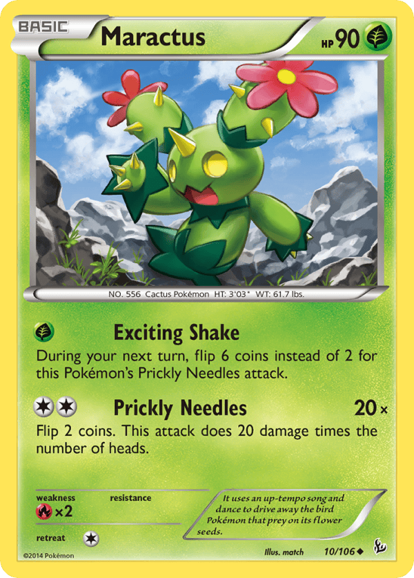 10/106 Maractus Uncommon Flashfire