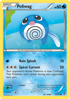15/111 Poliwag Common Furious Fists