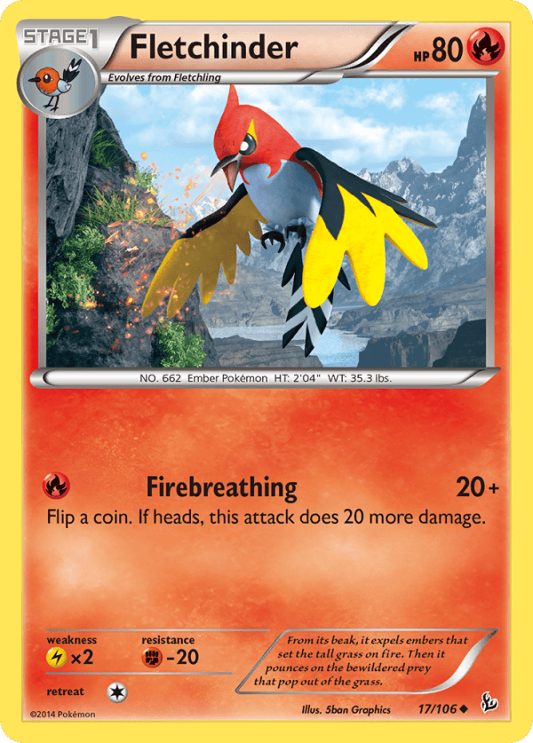 17/106 Fletchinder Uncommon Flashfire