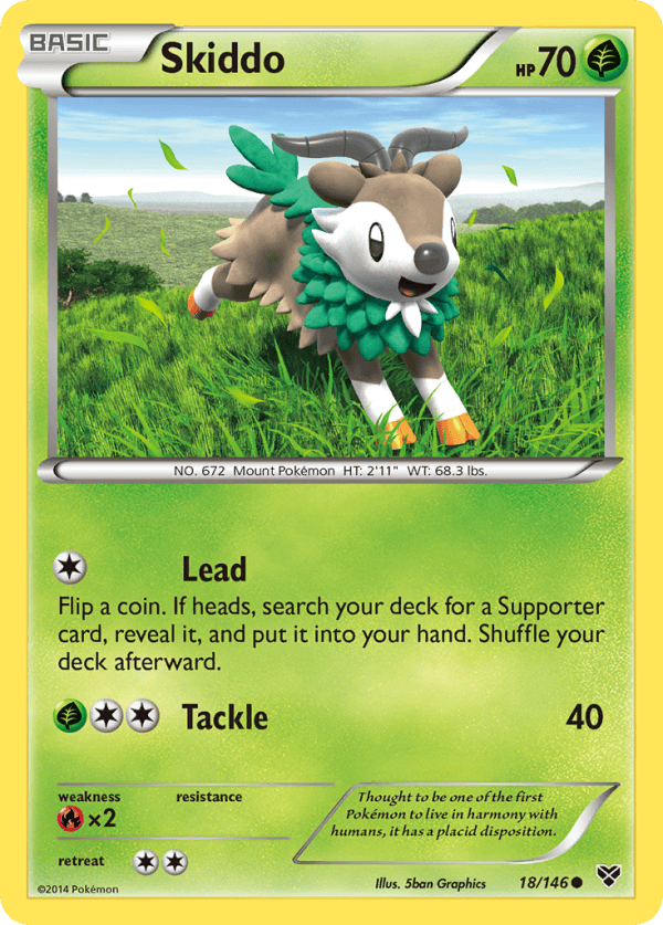 18/146 Skiddo Common XY