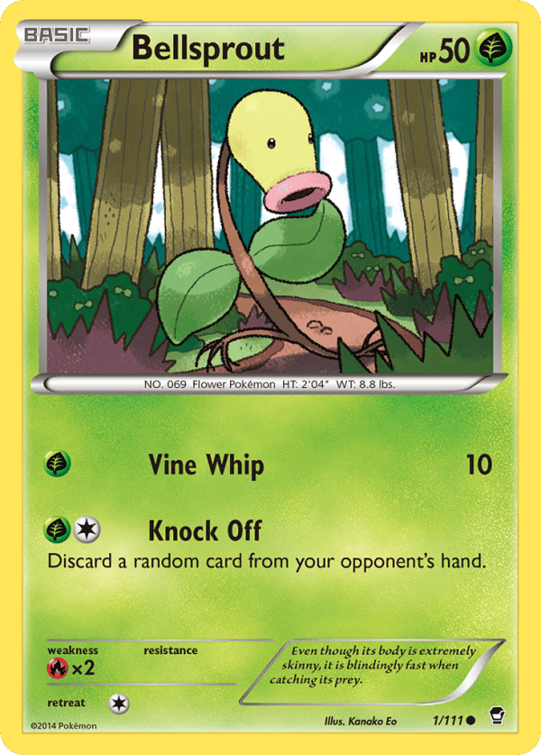 1/111 Bellsprout Common Furious Fists