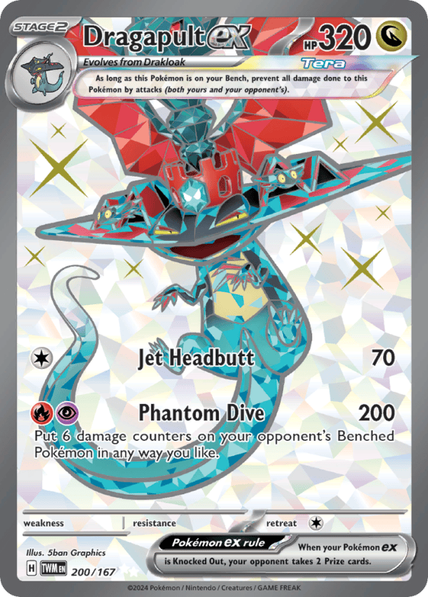 200/167 Dragapult ex Ultra Rare Twilight Masquerade