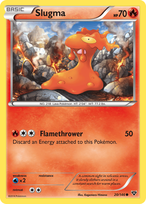 20/146 Slugma Common XY