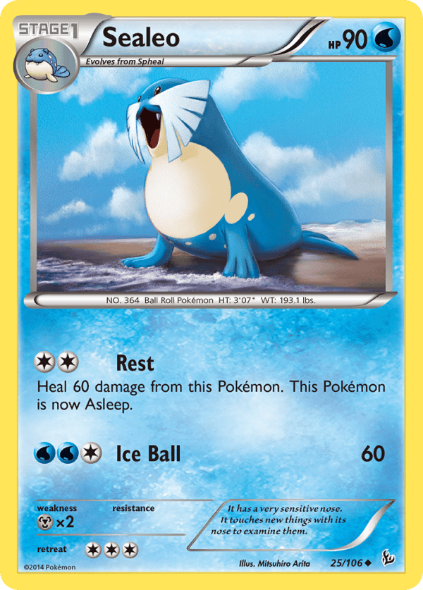 25/106 Sealeo Uncommon Flashfire