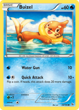 28/106 Buizel Common Flashfire