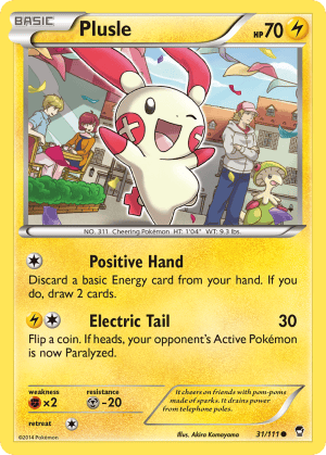 31/111 Plusle Common Furious Fists