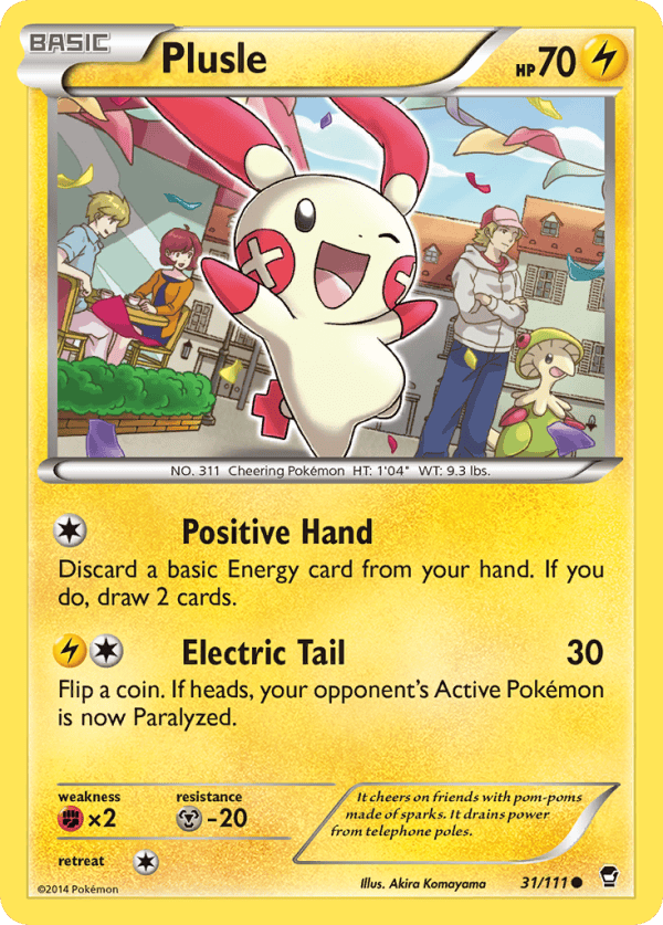 31/111 Plusle Common Furious Fists