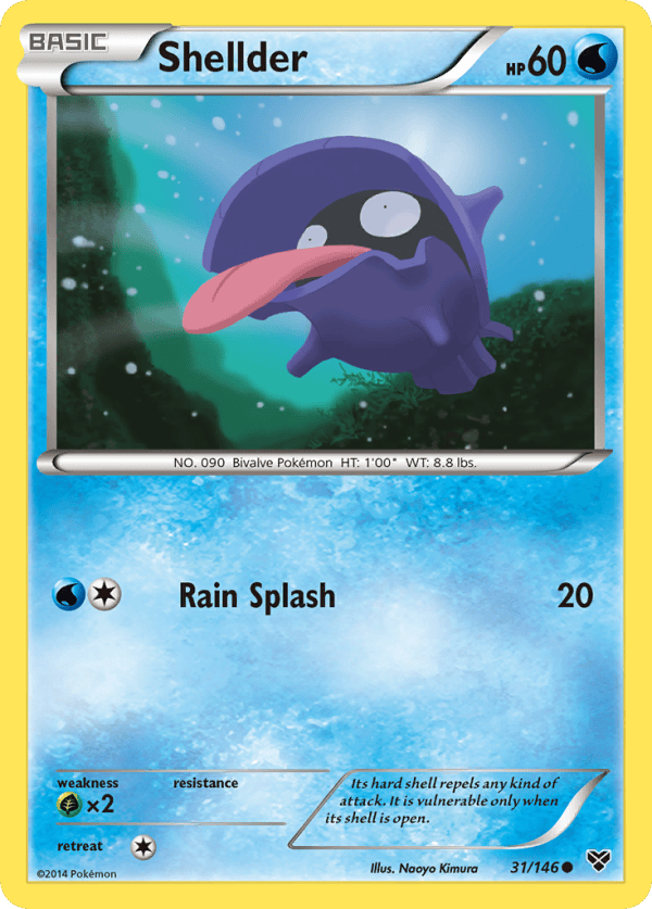 31/146 Shellder Common XY