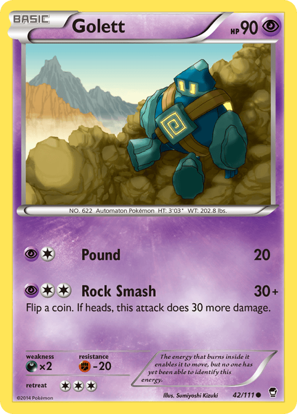 42/111 Golett Common Furious Fists