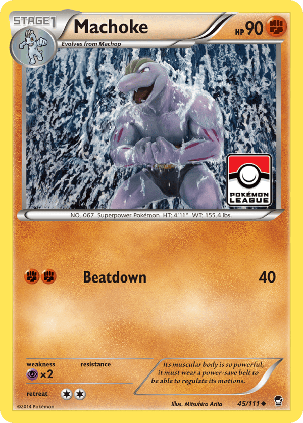 45/111 Machoke Uncommon Furious Fists
