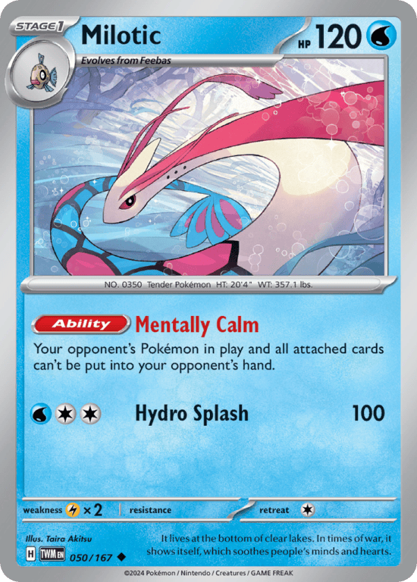 50/167 Milotic Uncommon Twilight Masquerade
