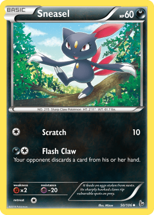 50/106 Sneasel Uncommon Flashfire