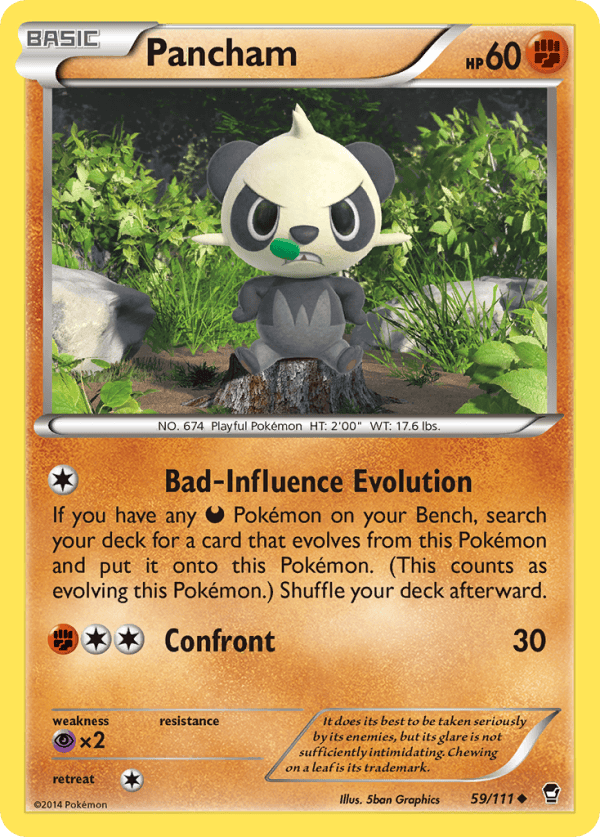59/111 Pancham Uncommon Furious Fists
