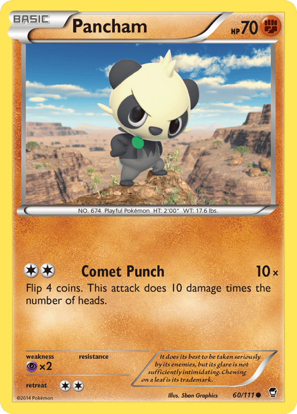 60/111 Pancham Common Furious Fists