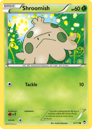 6/111 Shroomish Common Furious Fists