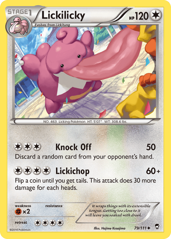 79/111 Lickilicky Uncommon Furious Fists
