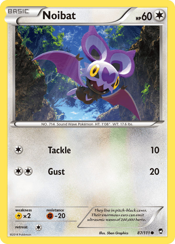 87/111 Noibat Common Furious Fists