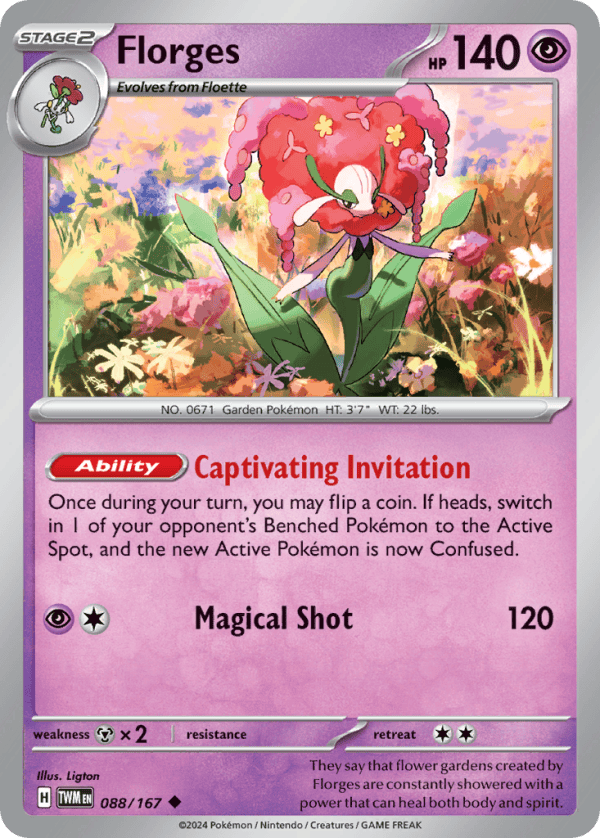 88/167 Florges Uncommon Twilight Masquerade