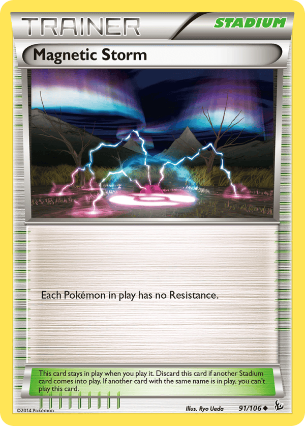 91/106 Magnetic Storm Uncommon Flashfire